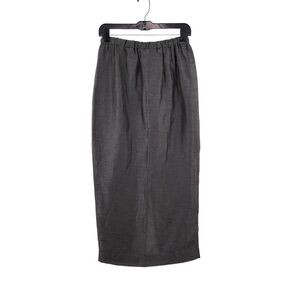 Amy Rigg Women's Linen Blend Lined Long Pencil Skirt - S